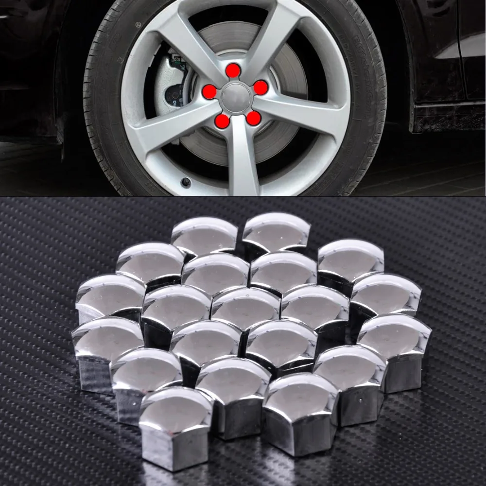 Колпачки для колес CITALL 321601173A Аксессуары Audi A4 Q5 VW Jetta Golf Skoda BMW 17 мм шестигранные 20