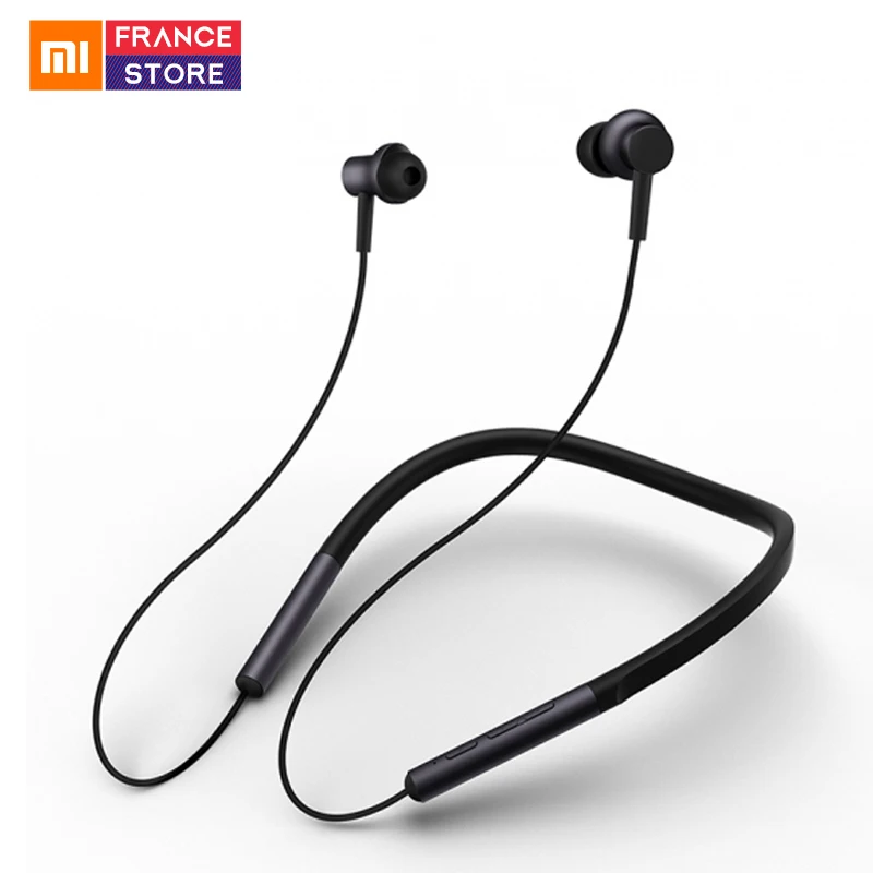 Оригинальные наушники Xiaomi Mi Bluetooth с шейным ремешком беспроводной гибридный