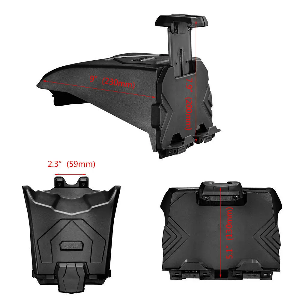 Черный держатель для электронных устройств и интегрированное хранилище для Can Am Maverick X3- 715002874