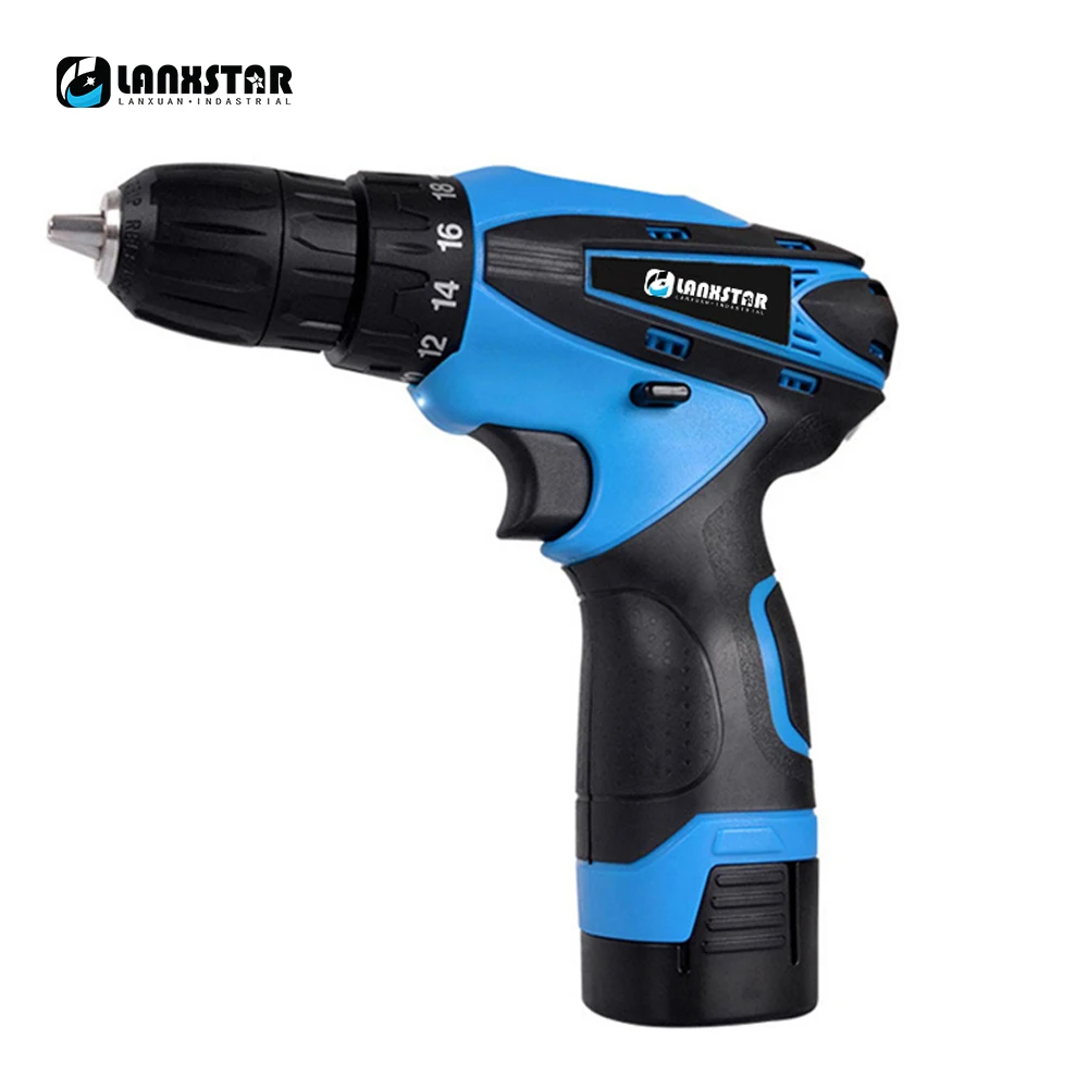 

Lanxstar Adjustable Speed 16.8V Lithium Battery Electric Screwdriver Precision Charging Cordless Electric Drill Power Tools