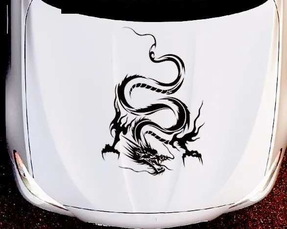 

Car hood sticker roof sticker personality pull flower modification special cover sticker-63