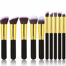 Professional Soft Cosmetic Make up Brush Set Woman’s Toiletry Kit 10 Pcs/kit makeup make-up brushes kabuki brush tool