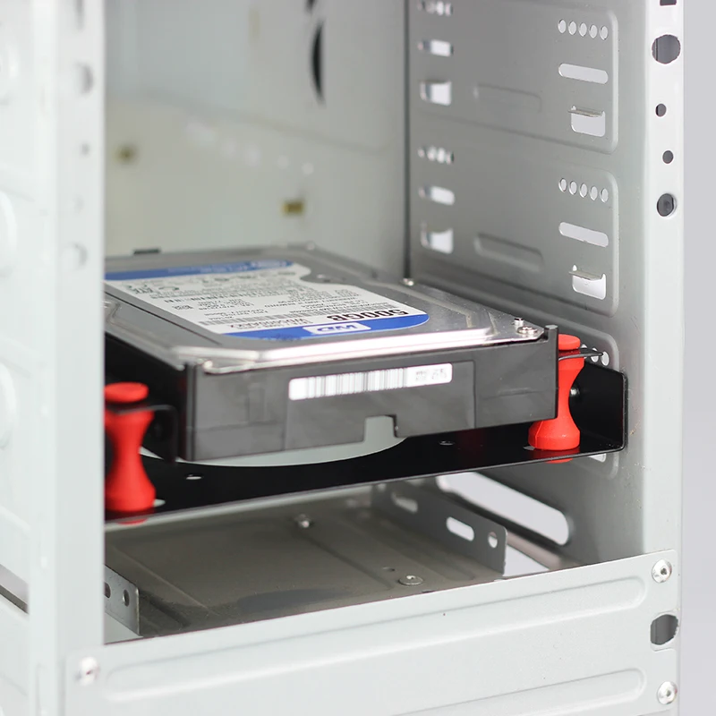 Черный 3 5 SATA жесткий диск 25 Bay набор для установки с конвертером w/w оснащенный 8 см