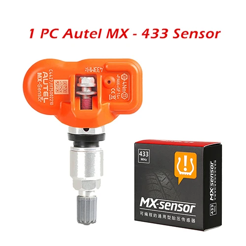 AUTEL датчик mx-сенсор TPMS 433 МГц 315 МГц датчик давления в шинах универсальный программатор для AUTEL Maxitpms TS601 TS401 TPMSPAD TS501 - Цвет: 1 x 433 sensor