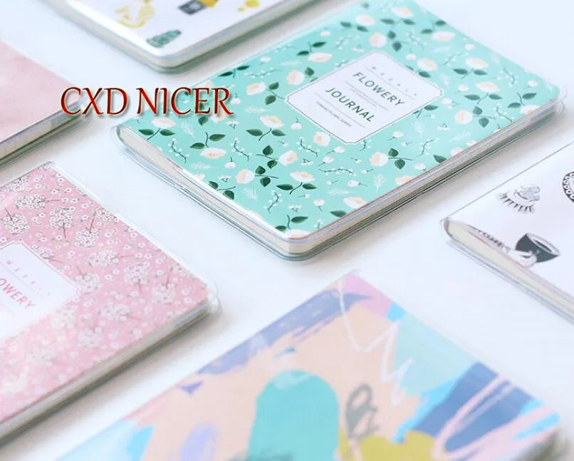 

A6 Small Portable Pvc Efficiency School Planner Notebook Creative Japanese 2018 Korean Cute Diary Agenda School Supplies DD1957