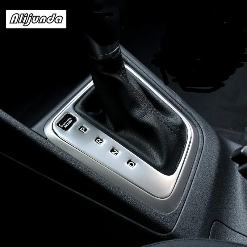 

High Quality Stainless Steel Car Gear Panel Decoration Cover Ring for Hyundai Solaris 2 Verna 2017, Car Tuning Accessories