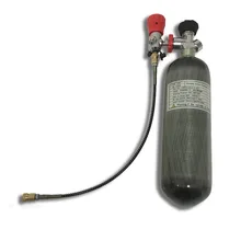 AC121730 2.17L 300Bar 4500spi Pcp баллон с сжатым воздухом из углеродного волокна с воздушным клапаном и заправочной станцией для пейнтбола