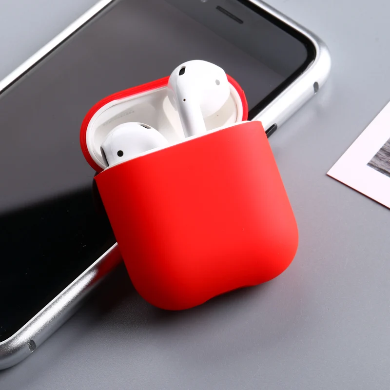  Candy Farben Weiche Silikon Fall Für Apple Air Schoten 2 Fällen Für AirPods 2 Silm Stoßfest Kopfhör