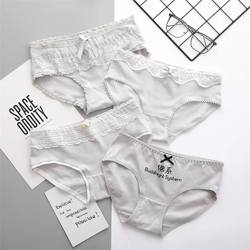 

Kids Cotton Underwear Young Girls Lace Panties Children Breathable Underpants 2019 Casual Teenage Briefs Majtki Dziewczynka