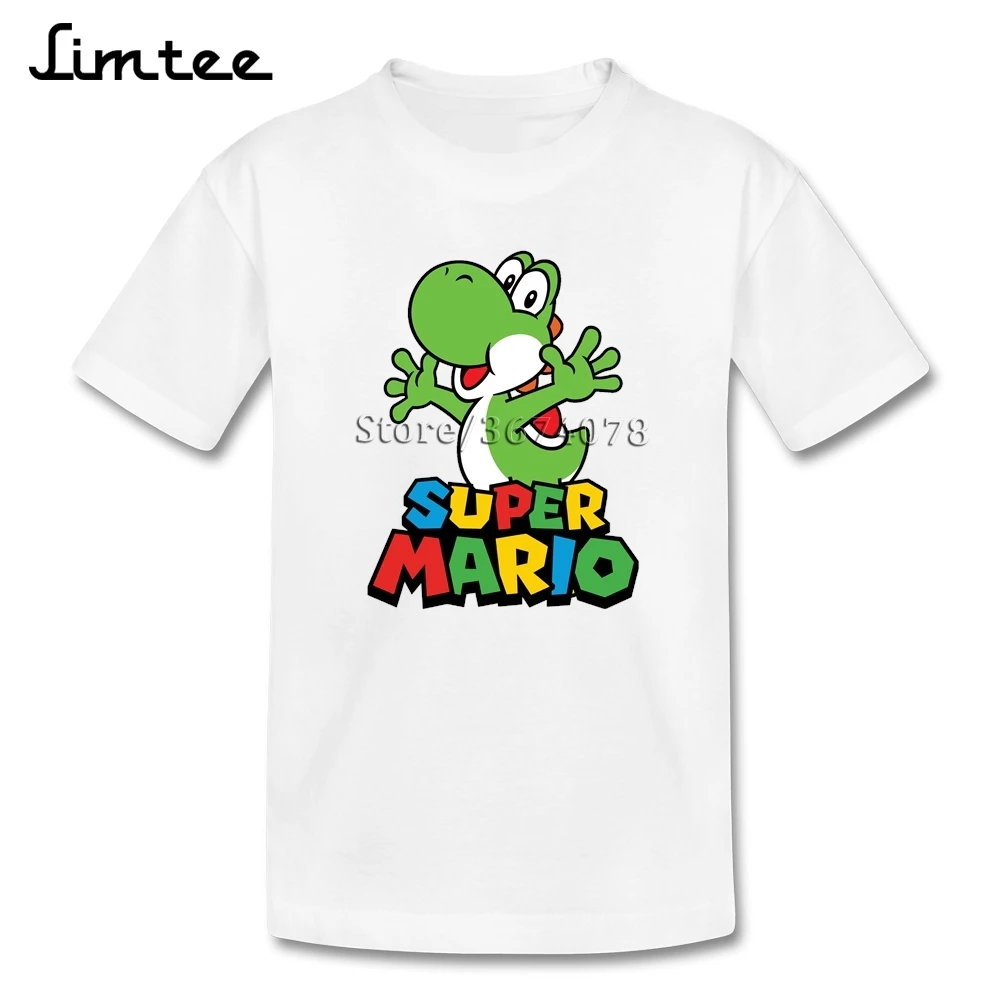 Super Mario Yoshi T Shirts For Boys Girl Summer 4T 8T T Shirts Kids