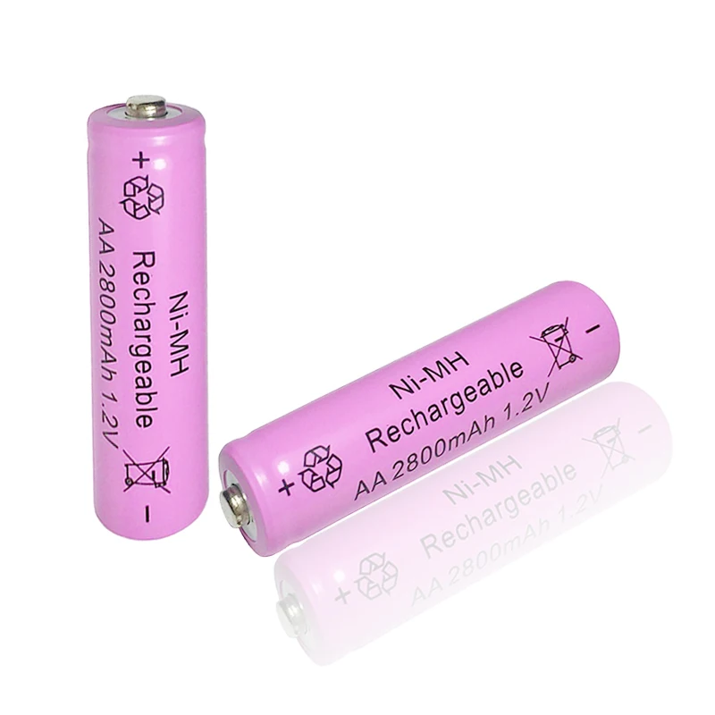 8xAA 2800mAh 2A 5 # aa 1 2 v Ni MH перезаряжаемые батареи + 8xaaa 7 #1600mAh 3A aaa #1 led