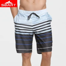 SBART летние мужские пляжные брюки быстросохнущие свободные шорты с принтом Мужская одежда Плавки размера плюс мужские шорты для плавания
