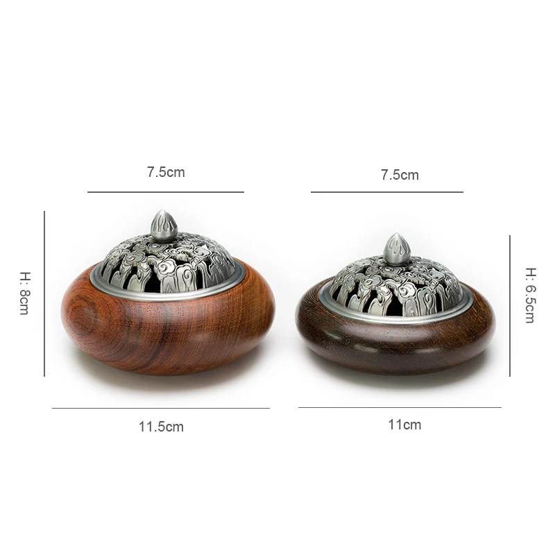 Wooden Incense Burners Vietnamese Rosewood Coil Censer Sandalwood - Image 4