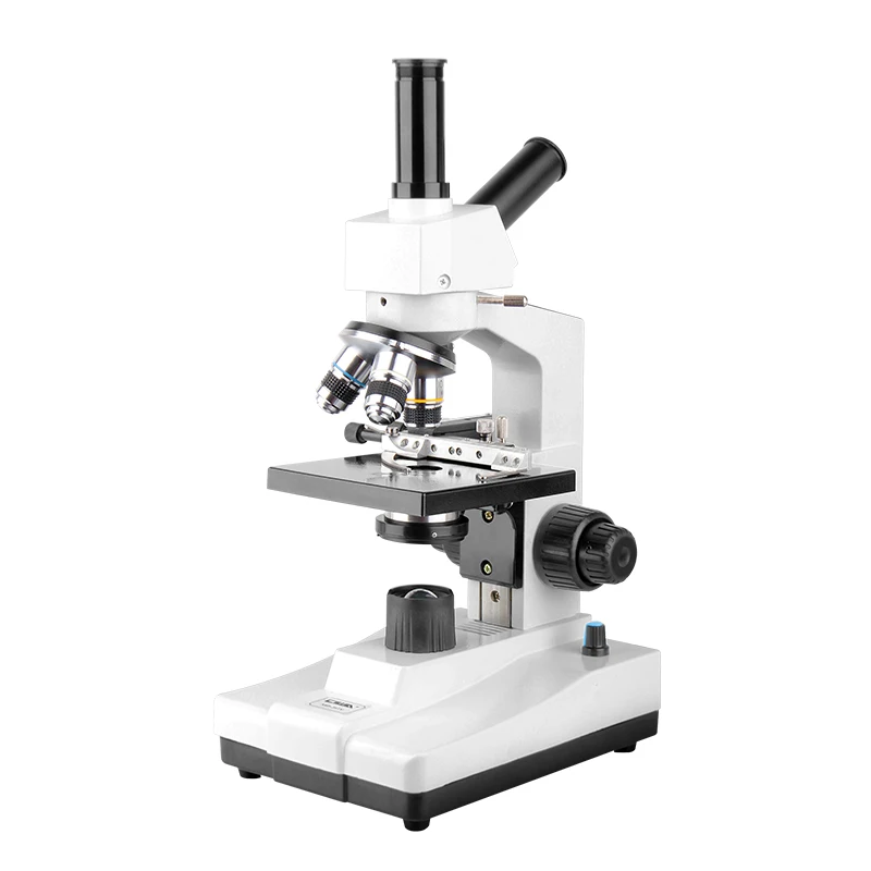 CIWA 1600X Профессиональный биологический бинокулярный микроскоп бинокль HD исследования обучения светодиодный Монокуляр освещения широкоформатный микроскоп