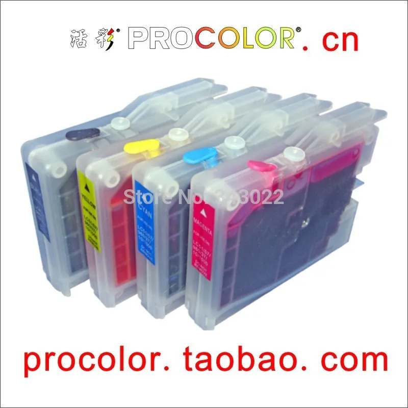 Совместимый чернильный картридж PROCOLOR для brother LC10 LC37 LC51 LC57 LC960 LC970 LC1000 FAX 2480C MFC3360C MFC