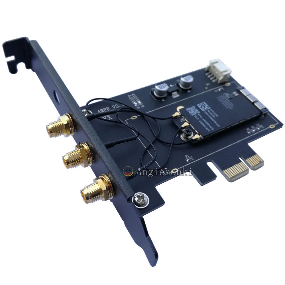 Двухдиапазонный 867 Мбит/с BCM94360CS/BCM94360CSAX WiFi + Bluetooth 4 0 PC Desktop PCI E 1X WLAN карта 3 шт. дБ для