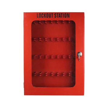 

Lockey 64 Padlocks Durable Safety Padlock Management Lockout Station with Cover