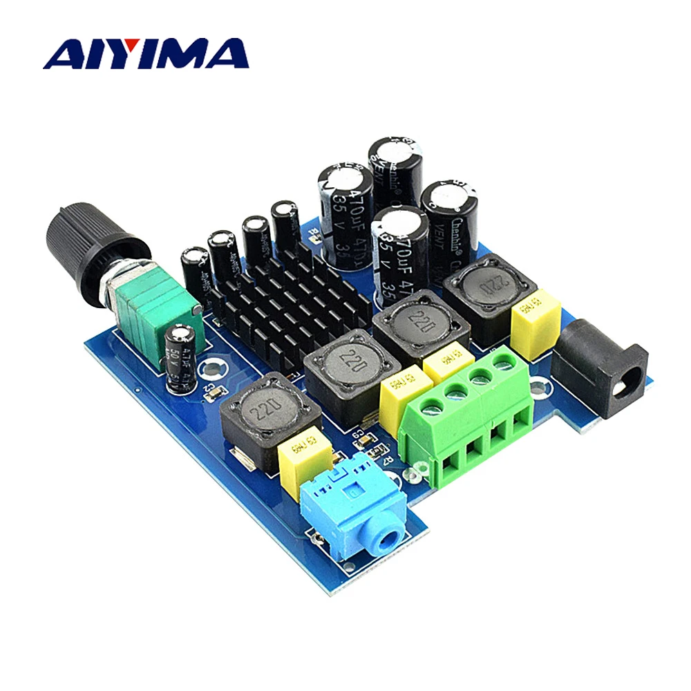 AIYIMA TPA3116D2 Цифровые усилители мощности аудио Плата Hifi 50 Вт + стерео мини домашний