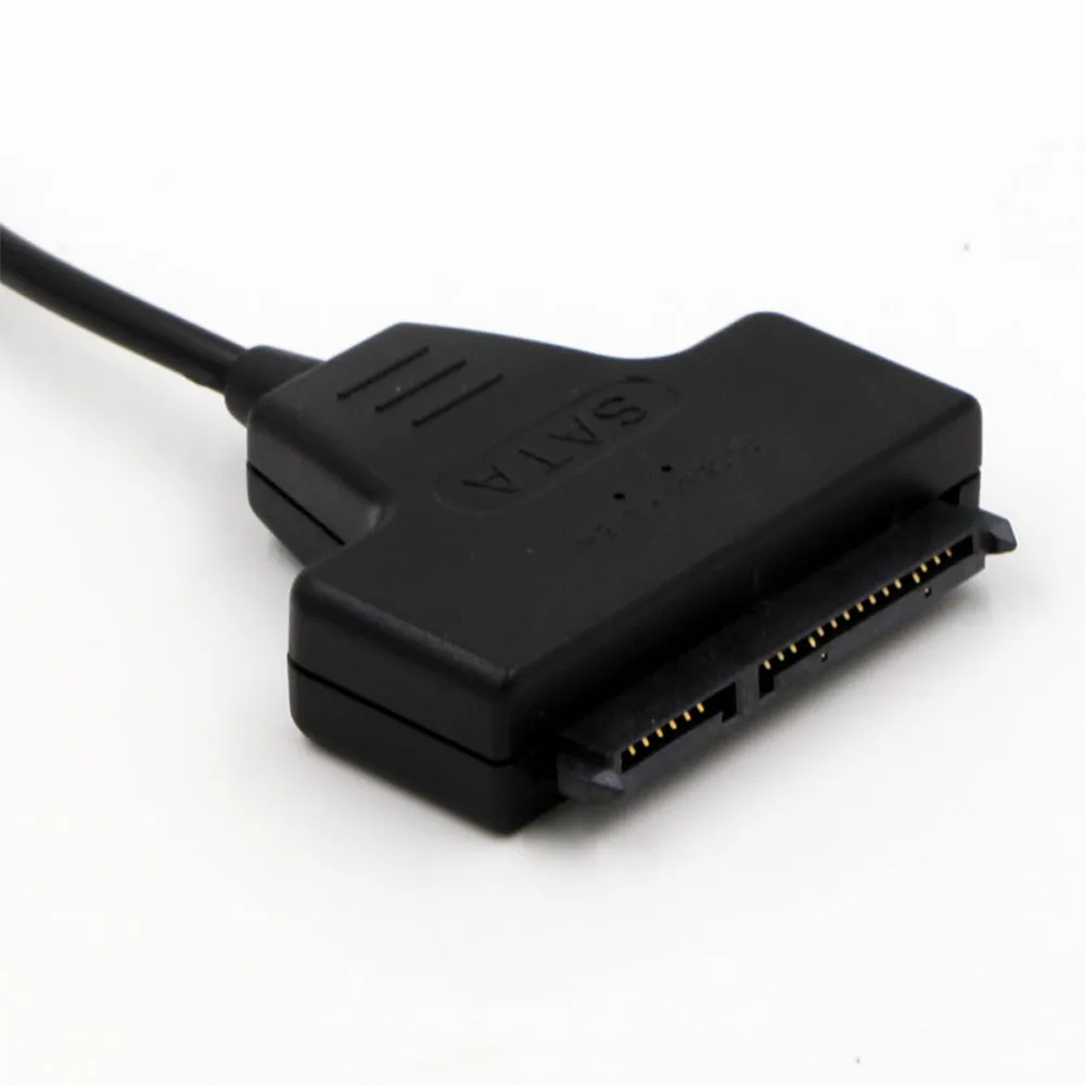 

USB 2.0 SATA 7+22Pin to USB 2.0 Adapter Cable For 2.5 HDD Laptop Hard Disk Drive*95