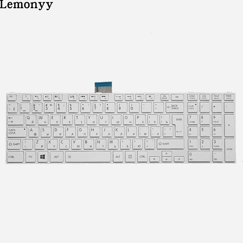  RU Keyboard for Toshiba Satellite C50-A C50-A506 C50D-A C55T-A C55-A C55D-A Russian Laptop Keyboard