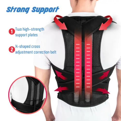 

Back Posture Correction Shoulder Corrector Support Brace Belt Therapy Men Women