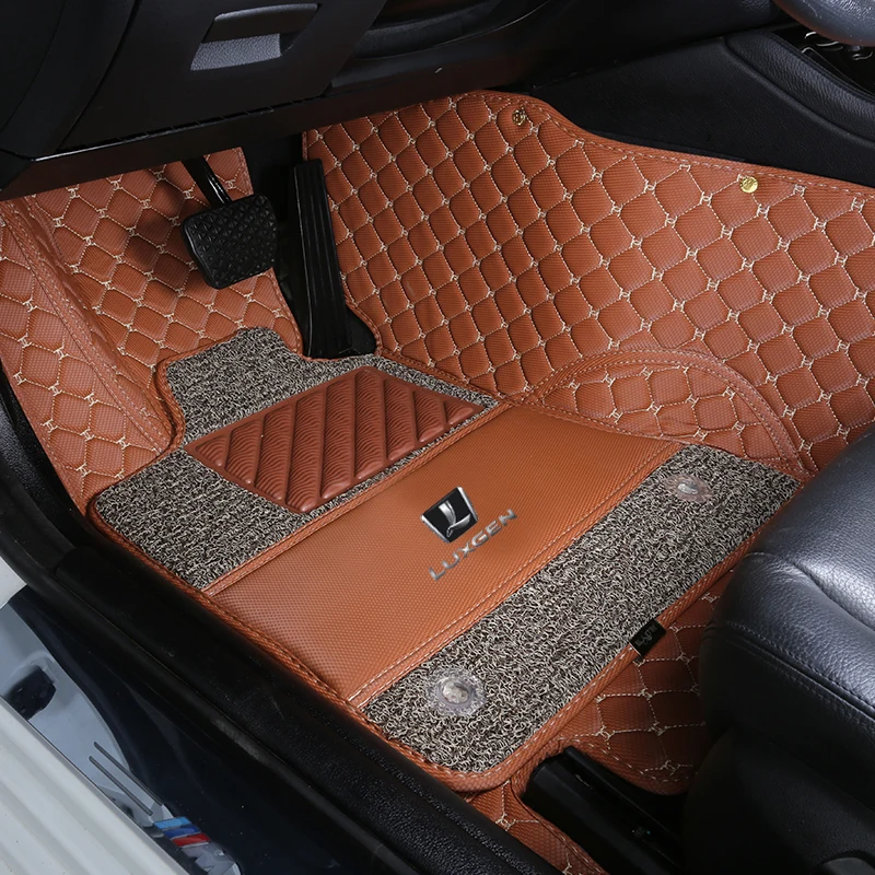 

Geely Emgrand GS GSe GL S7 EC7 EC8 RV RS GT Boyue Borui GE PHEV EV EV300 EV450 Wire Ring Leather car floor mats carpet pad