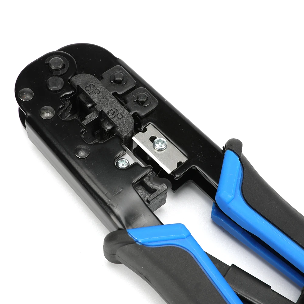 7.8in RJ45, RJ11, CAT5e, CAT6, CAT6A модульный пресс-клещи для ремонта сети LAN