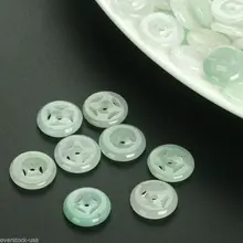 10 шт. натуральный Класс нефрит кулон свободные Детская безопасность жадеит бисера 10 мм