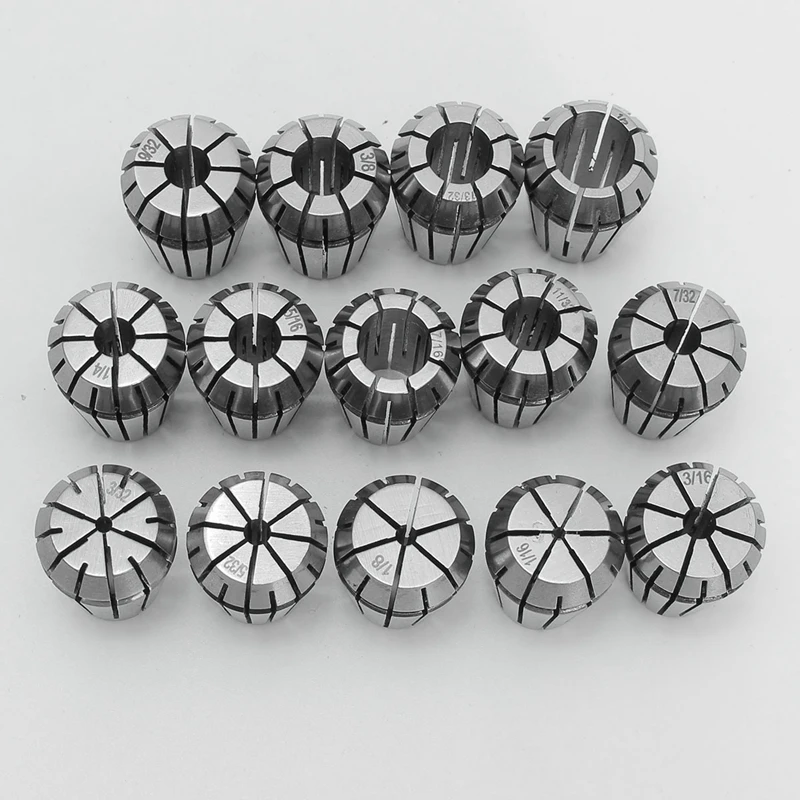 Новый ER20 14 шт пружинный цанговый набор 1/16 &quot 1/2&quot CNC Супер точный 1/8 1/4 3/8|collet body|er20