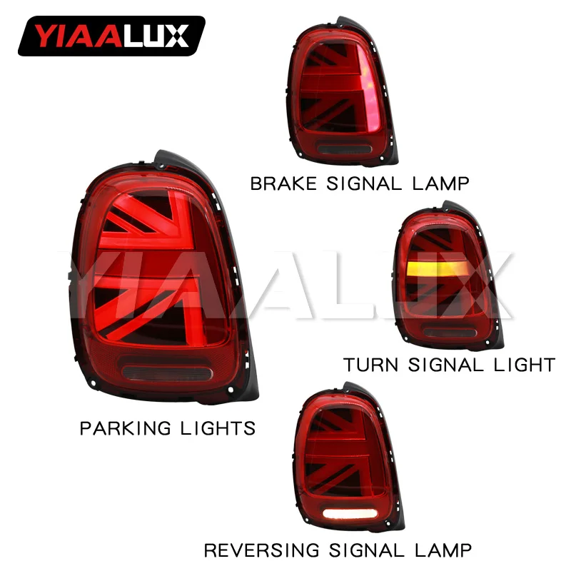 YIAALUX Car Styling for BMW MINI F55 F56 F57 Tail Lights 2013-now for MINI Rear Light DRL+Turn Signal+Brake+Reverse LED lights