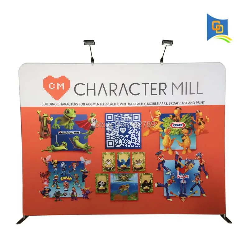 Высококачественный стенд для рекламных баннеров 10 футов с прямым натяжением