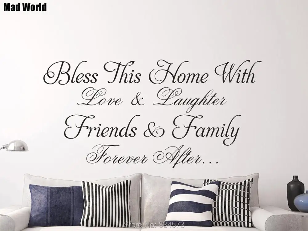 Bless This Home With Love And Laughter Family 56 112w 47 94w 3