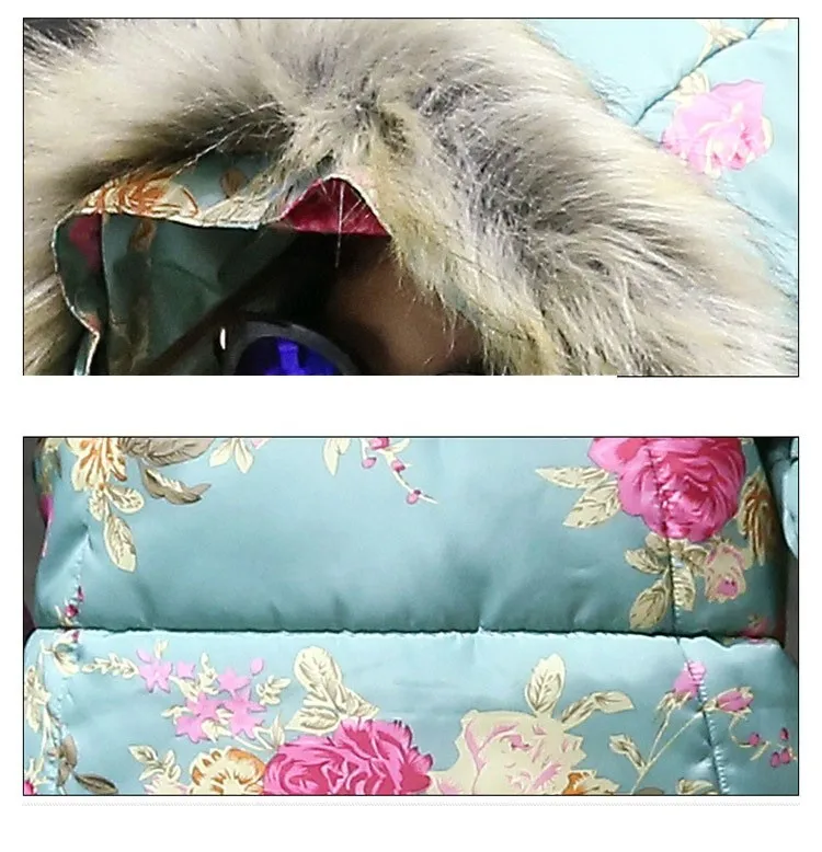 fur hooded flowers printed girls jackets and coats kids top winter 2016 teenage little girls padded coats warm long kids clothes 5 6 7 8 9 10 11 12 13 14 15 16 years old little big teenage girls warm coats for girls outerwear clothing (13)