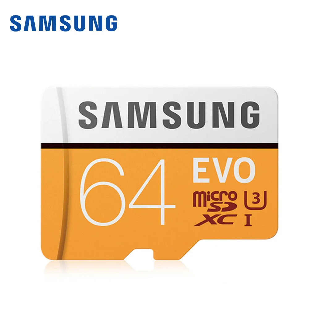 Samsung EVO карты памяти 32 Гб U1 micro sd card 64 Гб 128 ГБ 256 U3 4K флэш-карта памяти класса 10, крепящимся к голове, флеш-карты памяти tf 32 Гб 100 МБ/с - Емкость: MP64GB