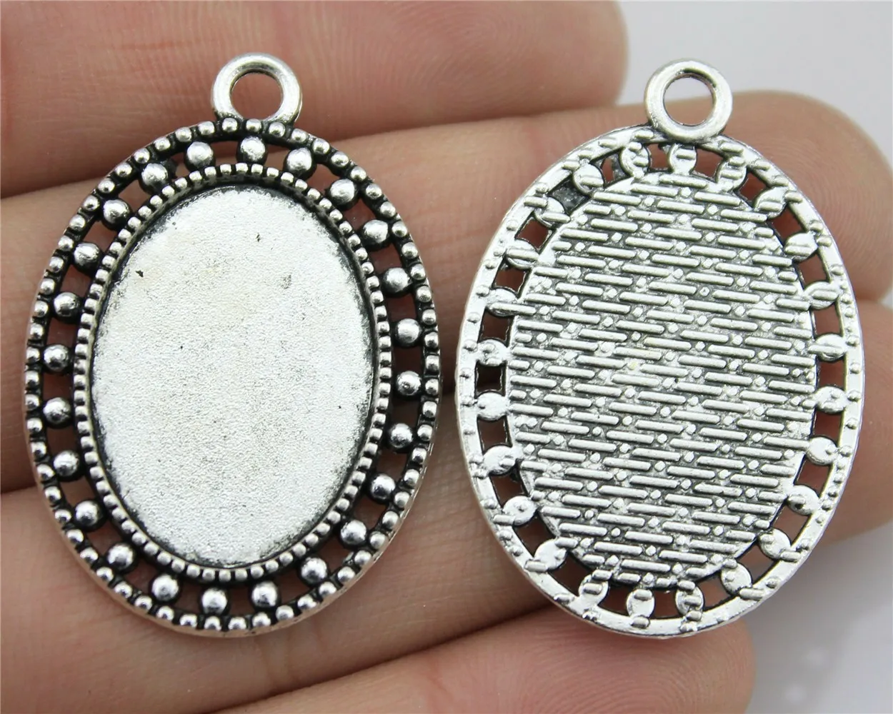 Buy 10pcs 18x25mm Inner Size Cameo Cabochon Base