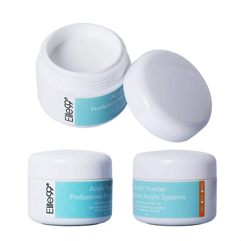 Elite99 Acrylic Liquid&Powder Kit Manicure Tools Set Pink White Clear Transparent Crystal Powder Brush Pen 6pieces/set Nail Art Elite99 Acrylic Liquid&Powder Kit Manicure Tools Set Pink White Clear Transparent Crystal Powder Brush Pen 6pieces/set Nail Art