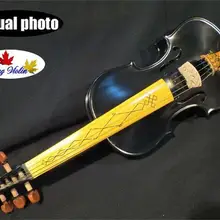 Strad стиль Best craft 5 струн 4/4 электрическая скрипка+ акустическая скрипка#8453