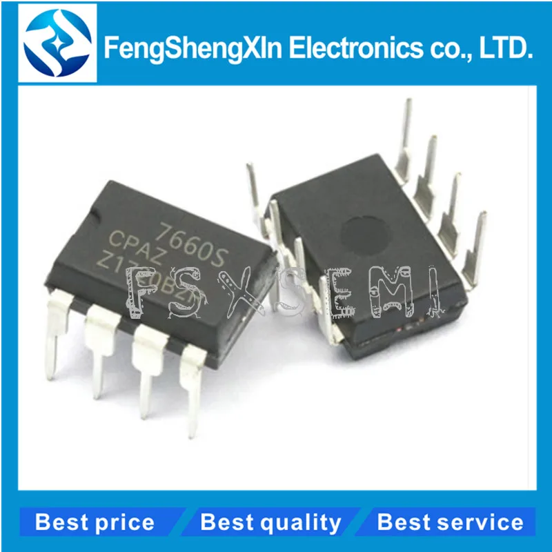 10pcs/lot New ICL7660SCPAZ DIP-8 ICL7660 ICL7660SCPA Super Voltage Converter afbeelding