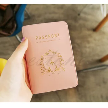 

New Travel Utility Simple Passport ID Card Cover Holder Case Protector Skin PVC