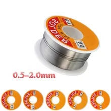 100 г 63/37 0,5 мм 0,6 мм 0,8 мм 1 мм 2,0 мм канифоль сердечник паяльный провод флюс 2% оловянный свинцовый припой сварочные провода катушка флюс катушка линия