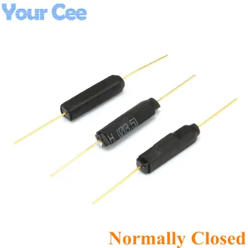 

10 pcs Reed Switch Plastic Type GPS-14B 2*14 Anti-Vibration Damage Magnetic Switch NC Normally Closed