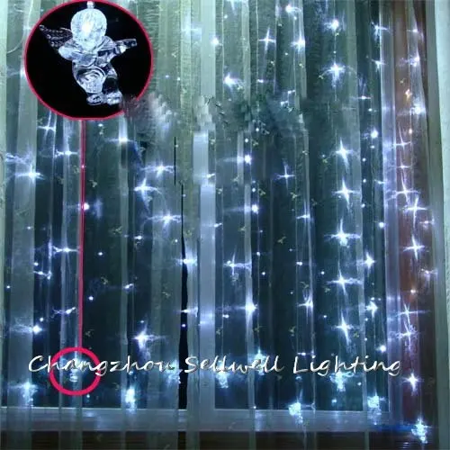 

Led crafts light showcase decoration 120 pcs white angel curtain lamp H287