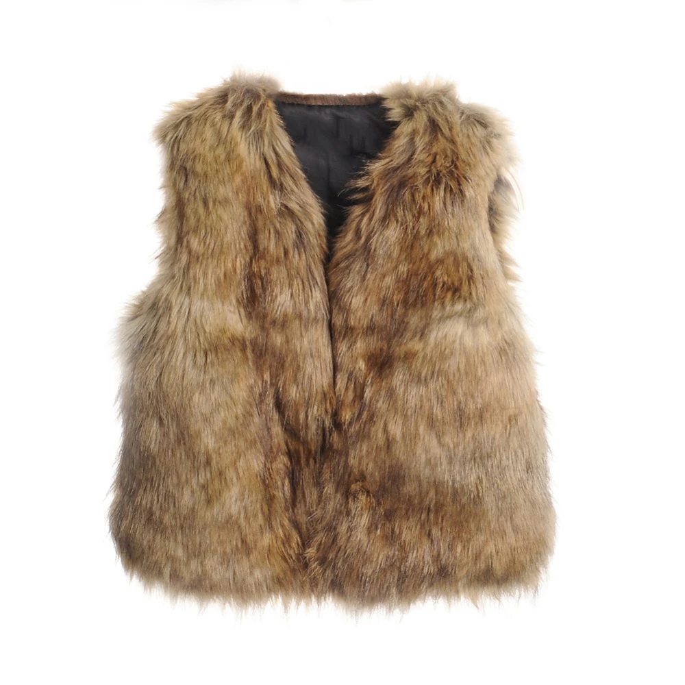 fur vest for baby