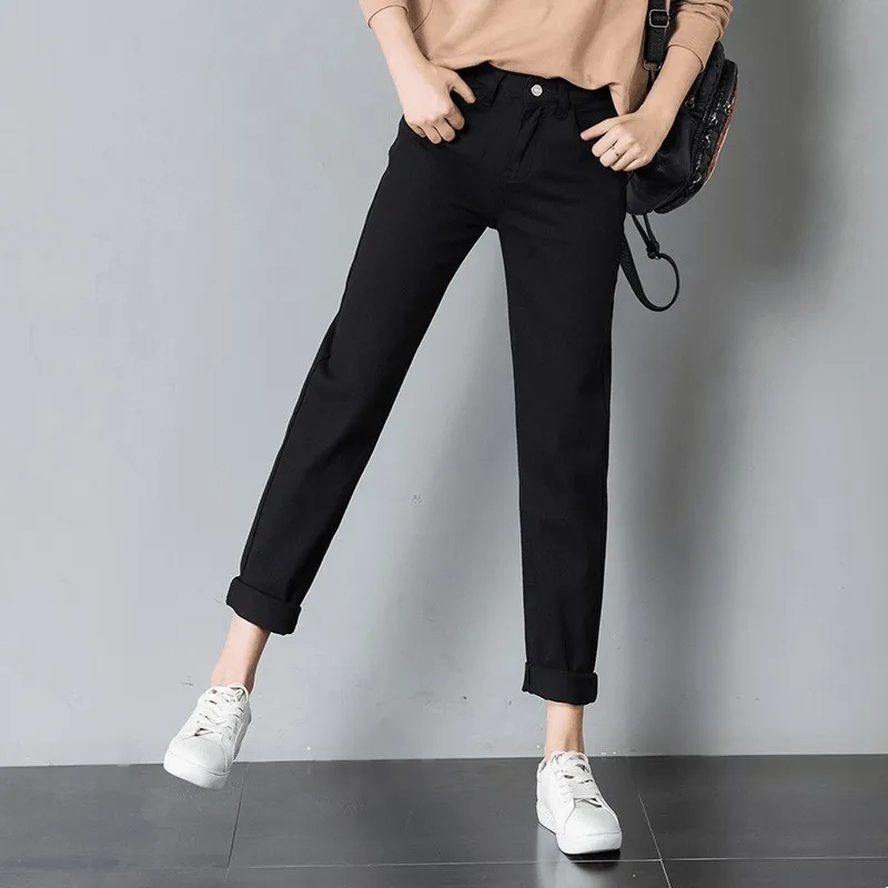 2018 Spring Summer Fashion Jeans For Women Loose Casual Hgih Waist Jeans BF Style Harem Denim Pants Trousers 2018 Spring Summer Fashion Jeans For Women Loose Casual Hgih Waist Jeans BF Style Harem Denim Pants Trousers
