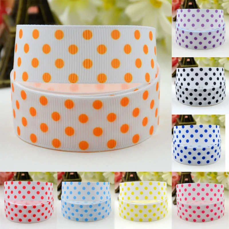 

7/8'' (22mm) Dots Cartoon ribbon Character printed Grosgrain Ribbon party decoration satin ribbons OEM 10 Yards Mul049