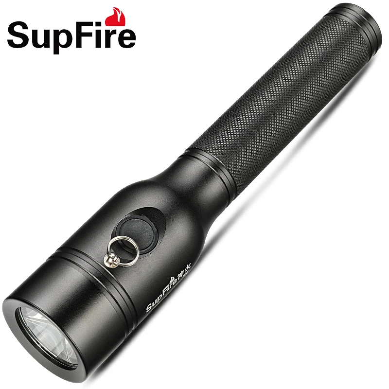 

Professional Explosion-proof Flashlight D6 Supfire Tactical LED Torch Light CREE XPE Q5 Self Defense Flashlight Miner Light S051