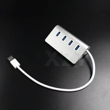 4 порта USB 3,0 концентратор портативный алюминиевый usb-хаб для Apple для Macbook Air PC ноутбук