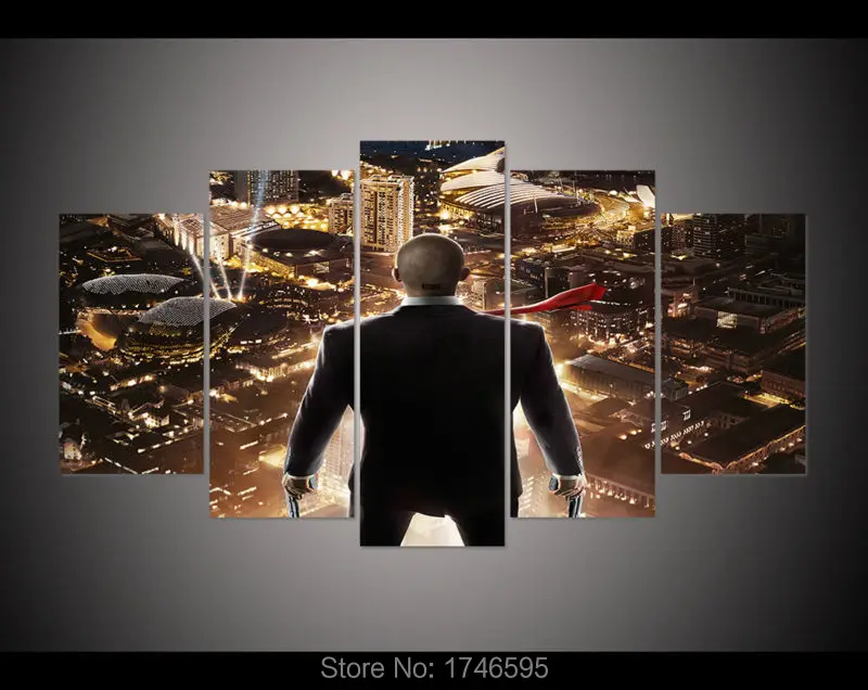 50x28 дюймов печатная картина принт фильм Hitman постер Картина маслом на холсте