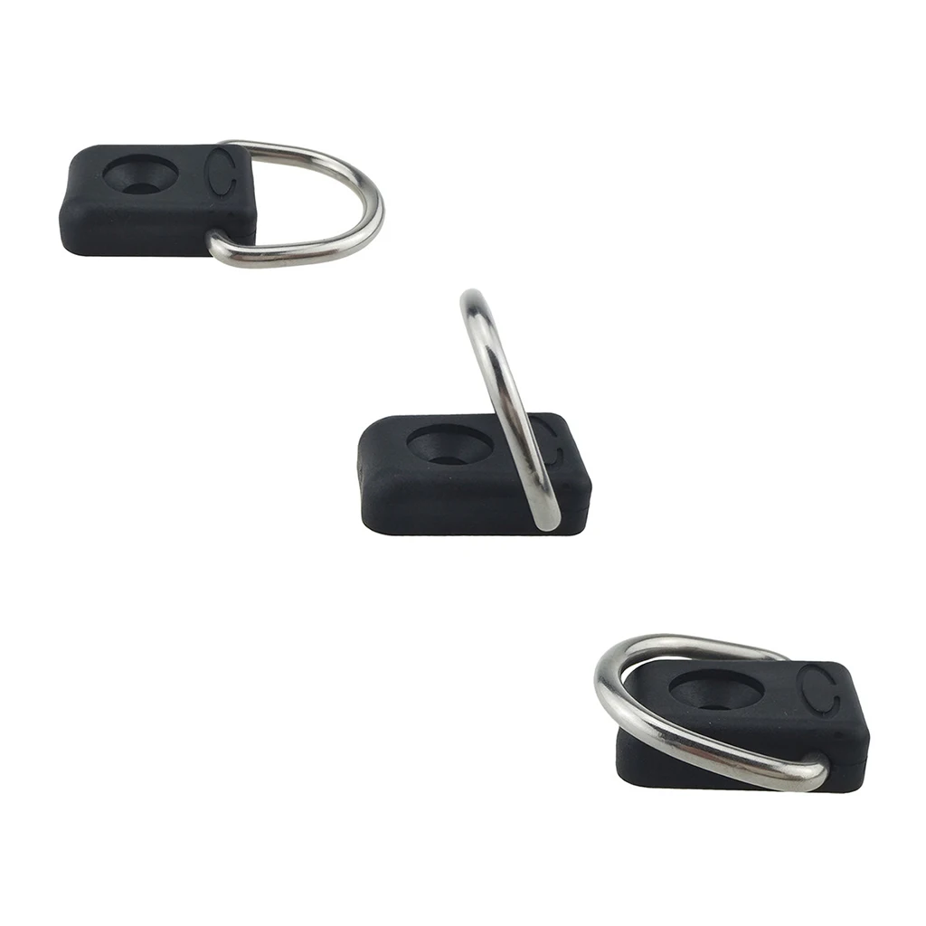 MagiDeal Marine Canoe Kayak Boat D-Ring Safety Deck Loop Mounting Tie Down Kit 