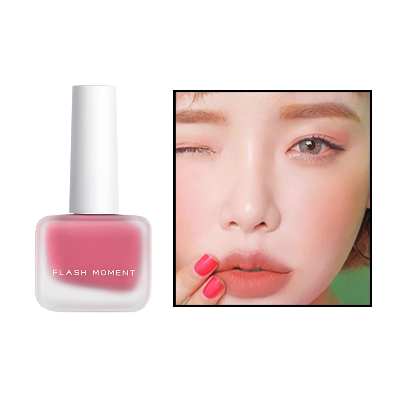 

Pudaier Makeup Liquid Blusher Sleek Silky Blush Color Long Lasting 5 Color Natural Cheek Blush Face Contour Beauty Make Up TSLM1